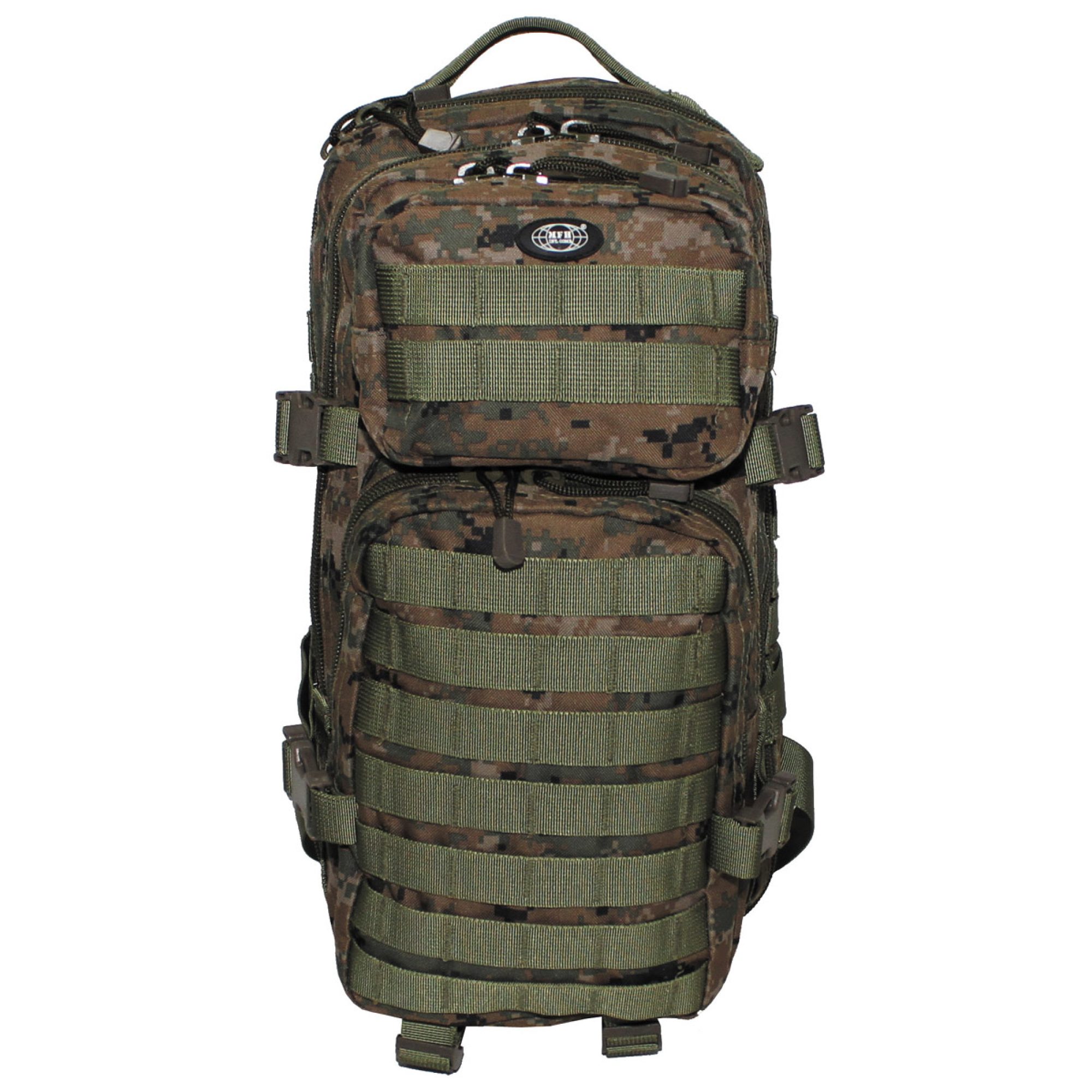 US Rucksack,  Assault I, digital woodland