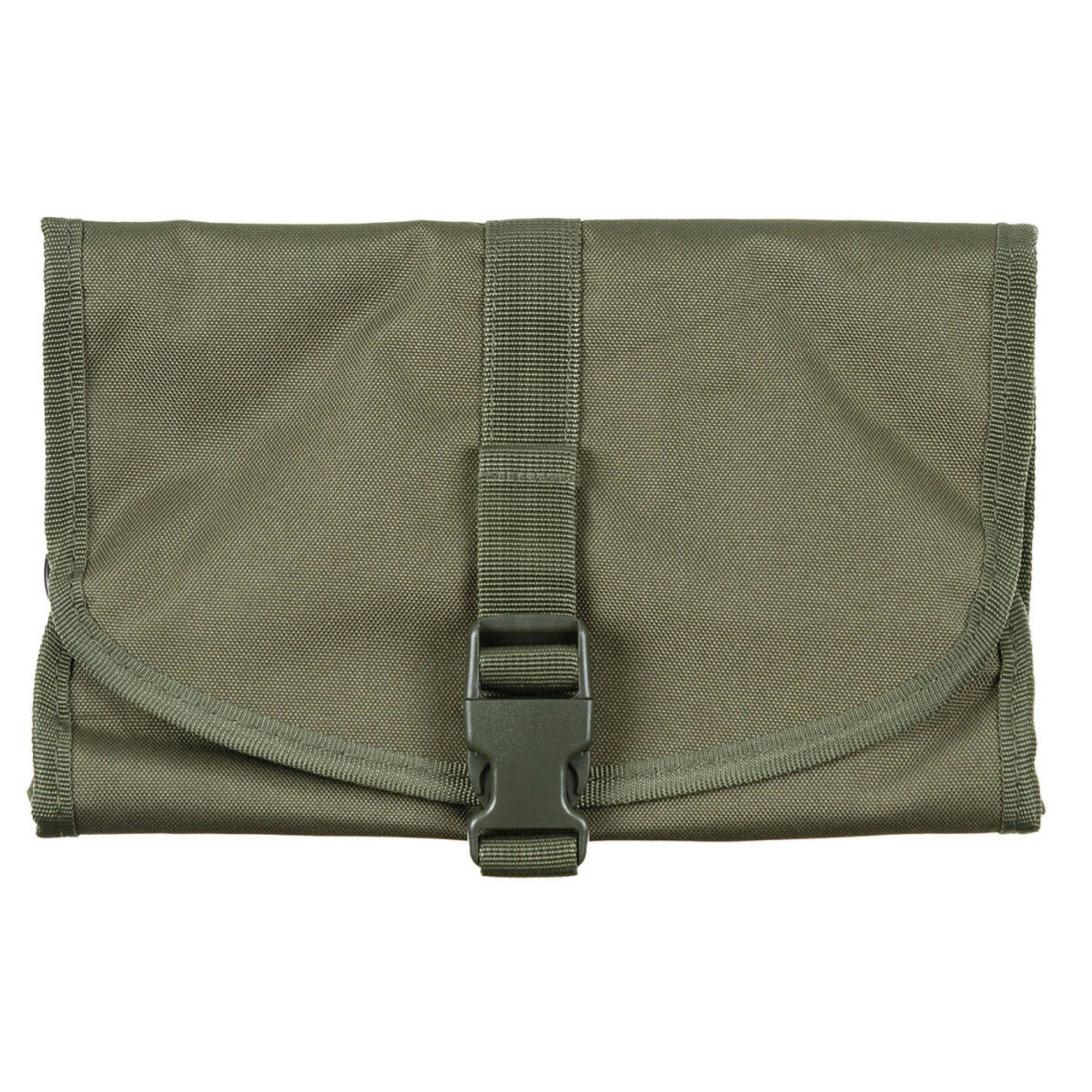 Waschzeugtasche,  oliv, rollbar