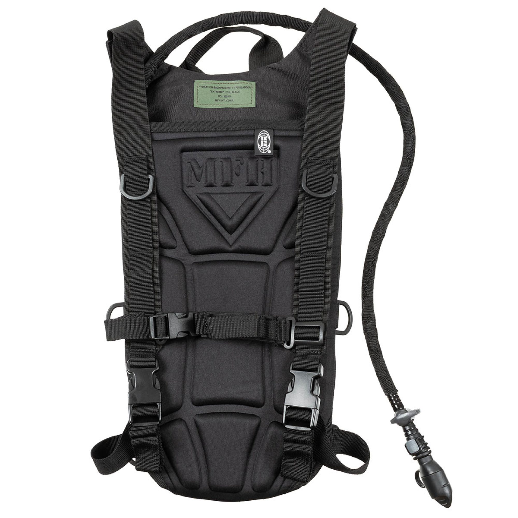 Trinkrucksack,  mit TPU-Beutel, „Extreme“,  2, 5 l,  schwarz