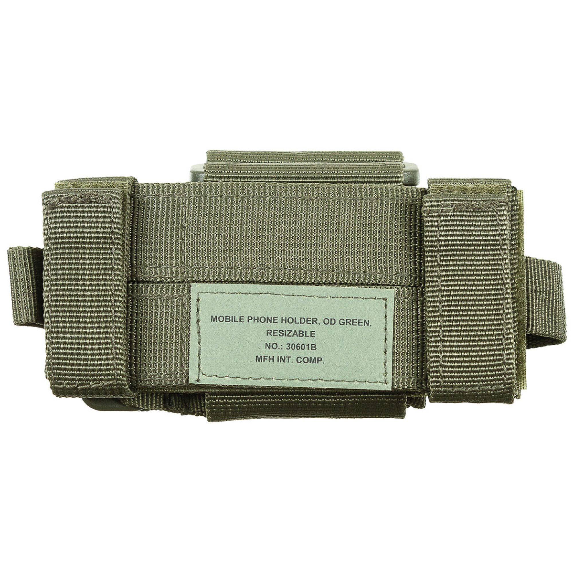 Handyhalter,  „MOLLE“, oliv,  verstellbar