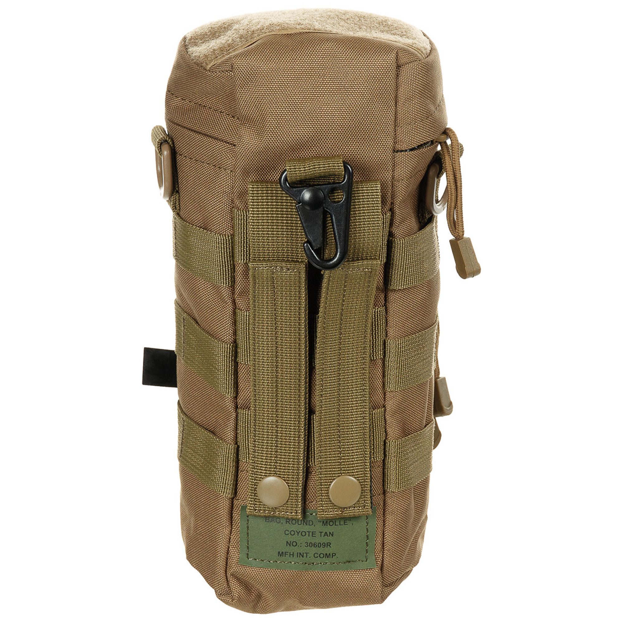 Tasche,  rund,  „MOLLE“, coyote tan