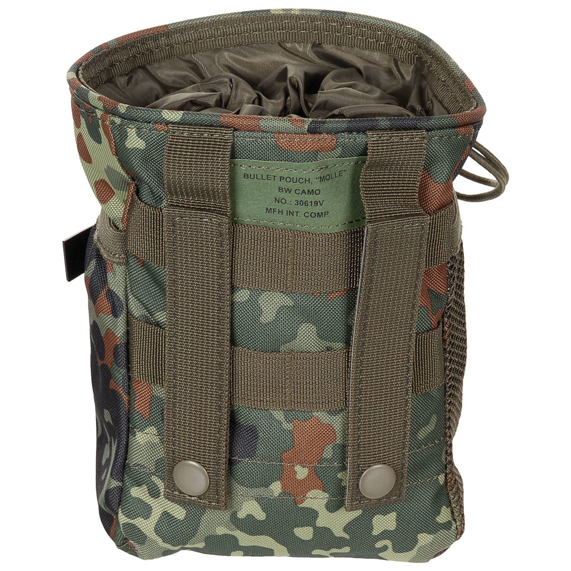 Patronenhülsen-Tasche, „MOLLE“, flecktarn