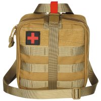 Tasche,  Erste-Hilfe,  groß, „MOLLE IFAK“,  coyote tan