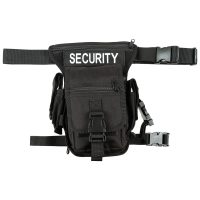 Hip Bag,  „Security“,  schwarz, Bein- und Gürtelbefestigung