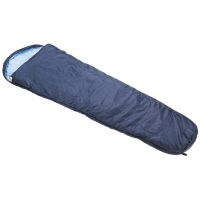 Mumienschlafsack,  blau, 2-lagige Füllung