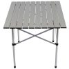 Camping-Rolltisch,  Alu, Gestell klappbar
