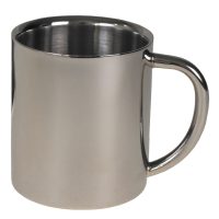 Tasse,  Edelstahl, doppelwandig,  ca. 250 ml