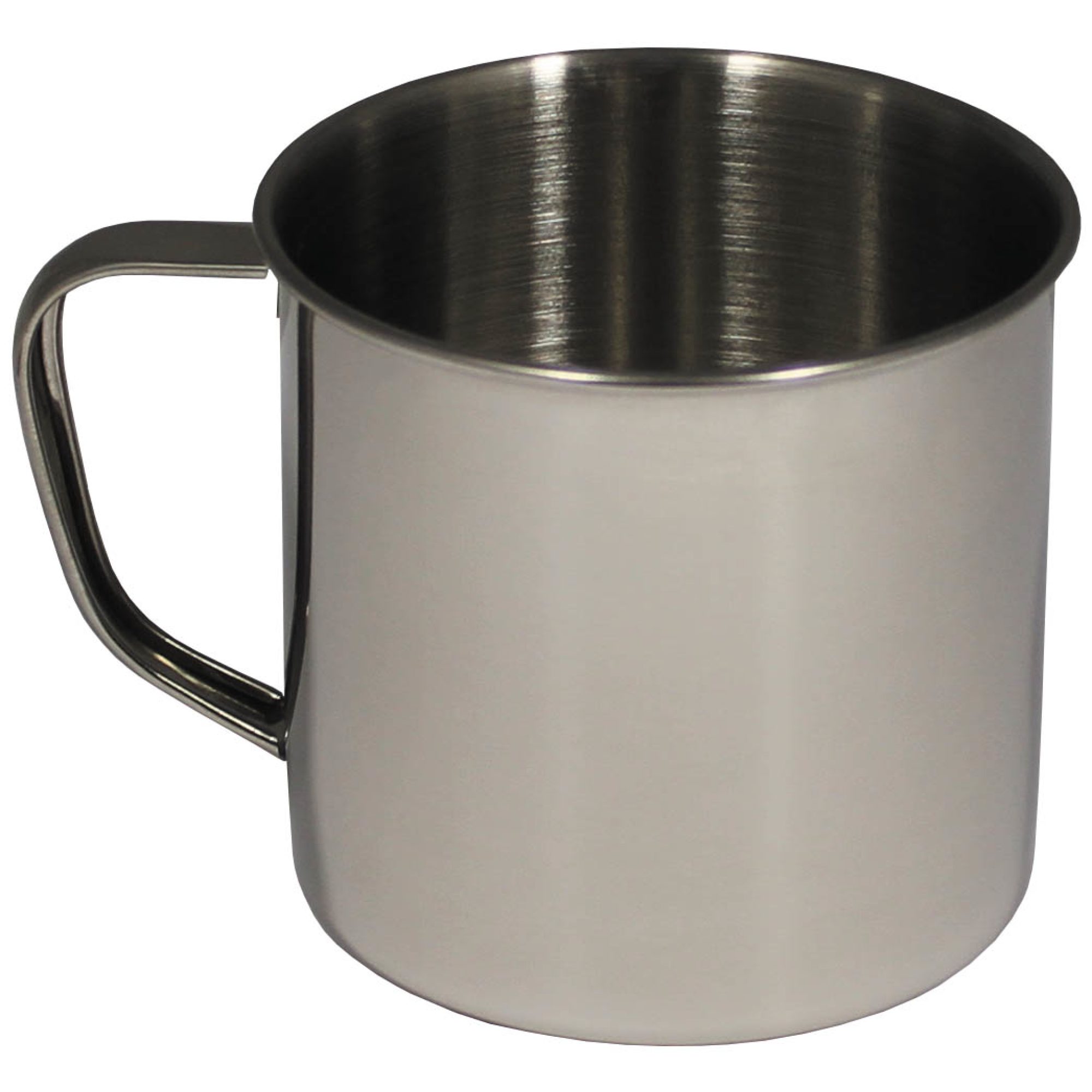 Tasse,  Edelstahl,  einwandig, ca. 500 ml