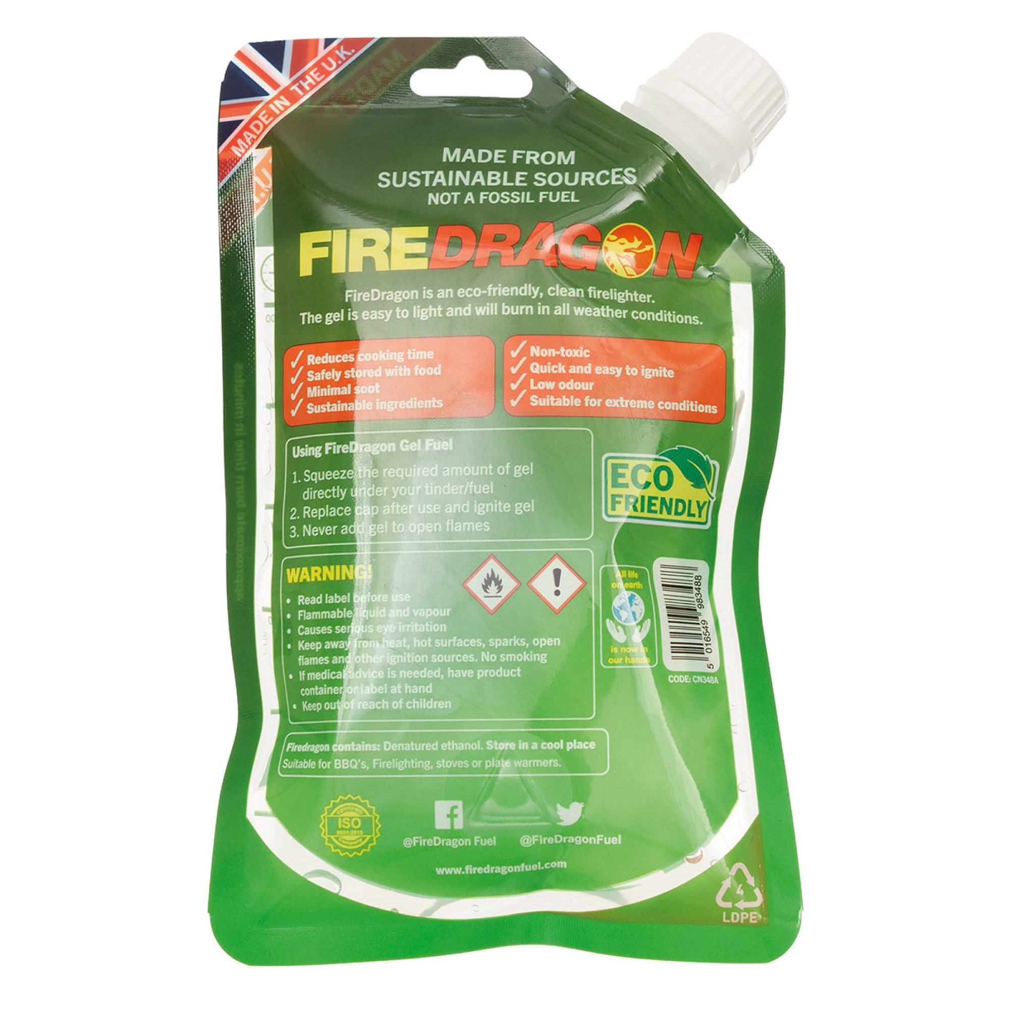 FIREDRAGON Brenngel, 200 ml