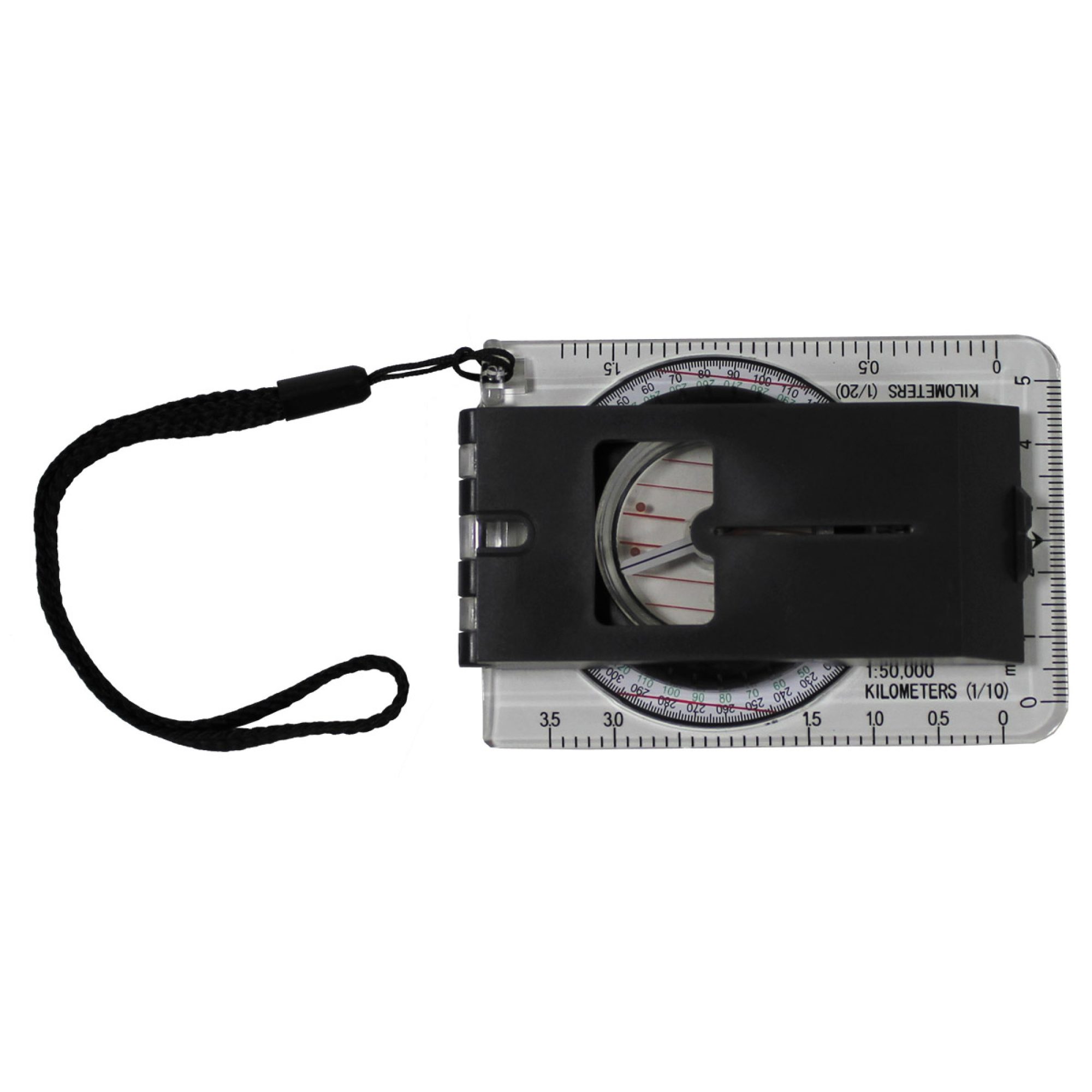 Karten-Kompass, "Professional", transparent,  Kunststoffgehäuse