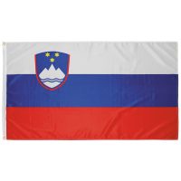 Fahne,  Slowenien, Polyester,  90 x 150 cm