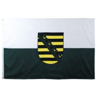 Fahne,  Sachsen, Polyester,  90 x 150 cm