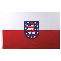 Fahne,  Thüringen, Polyester,  90 x 150 cm
