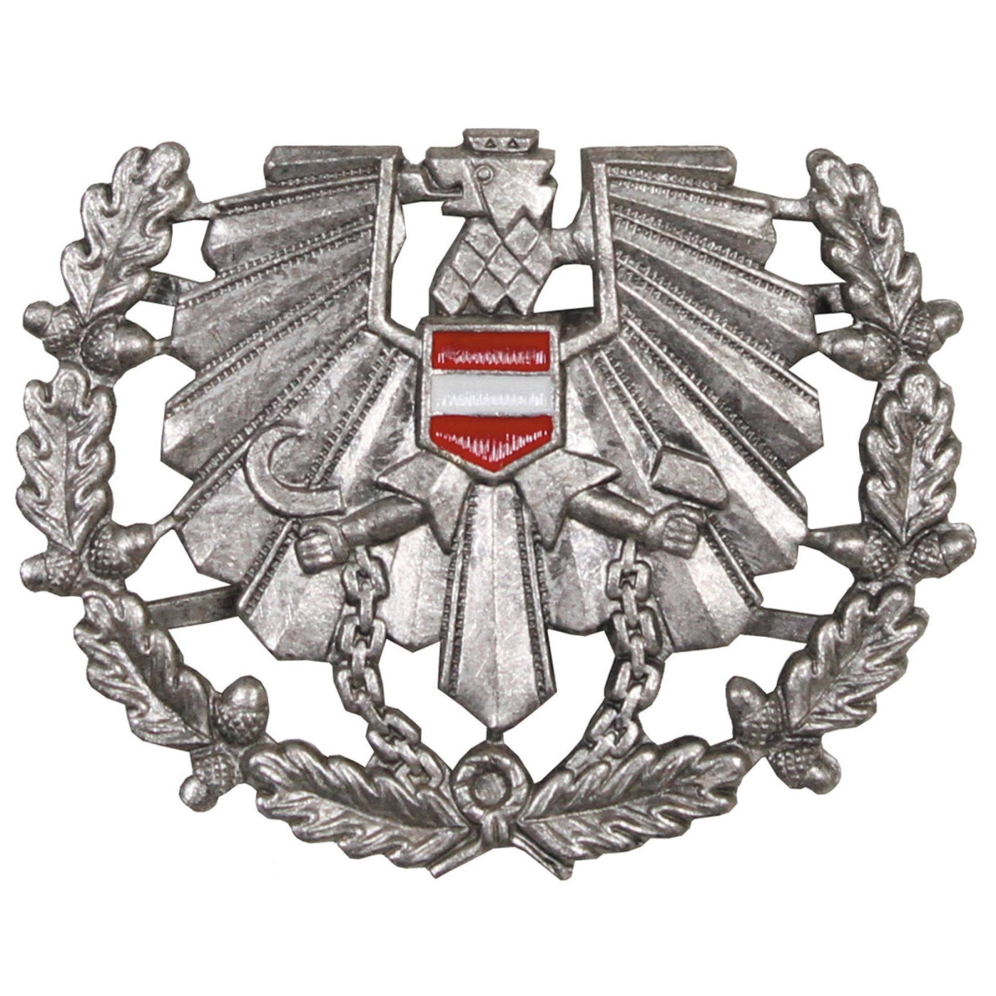 Österr. BH Schirmmützen-abzeichen,  "Heer",  neuwertig