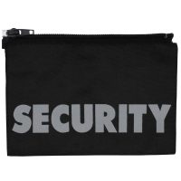 Abzeichen, „Security“,  klein, 17 x 11 cm,  mit Reißverschluss