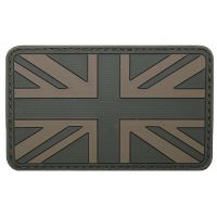 ABVERKAUF – Klettabzeichen, Großbritannien, oliv,  3D,  ca. 8 x 5 cm