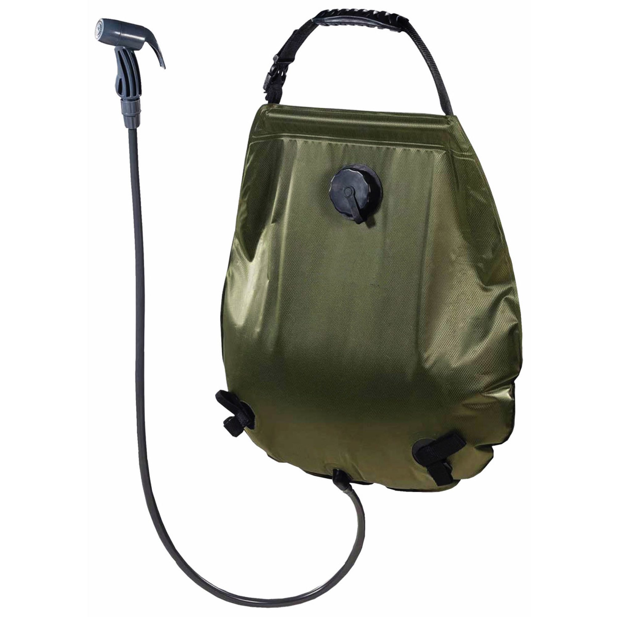 Solar Dusche,  "Deluxe",  20 l, oliv,  mit Transportbeutel