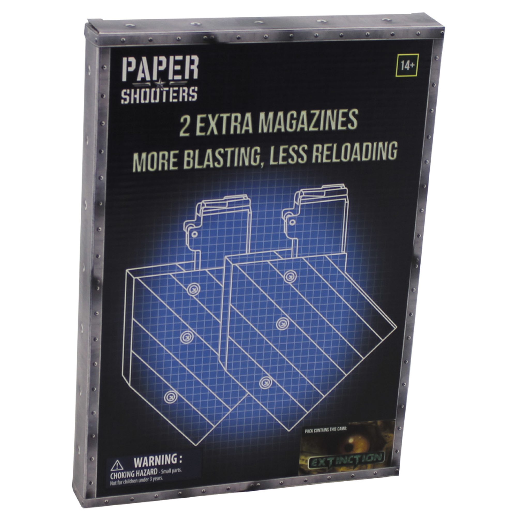 PAPER SHOOTERS,  Bausatz, Magazin "Extinction",  2er Pack