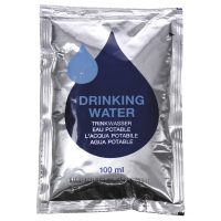 Trinkwasser,  „Emergency“, Pack mit 5 x 100 ml Beutel