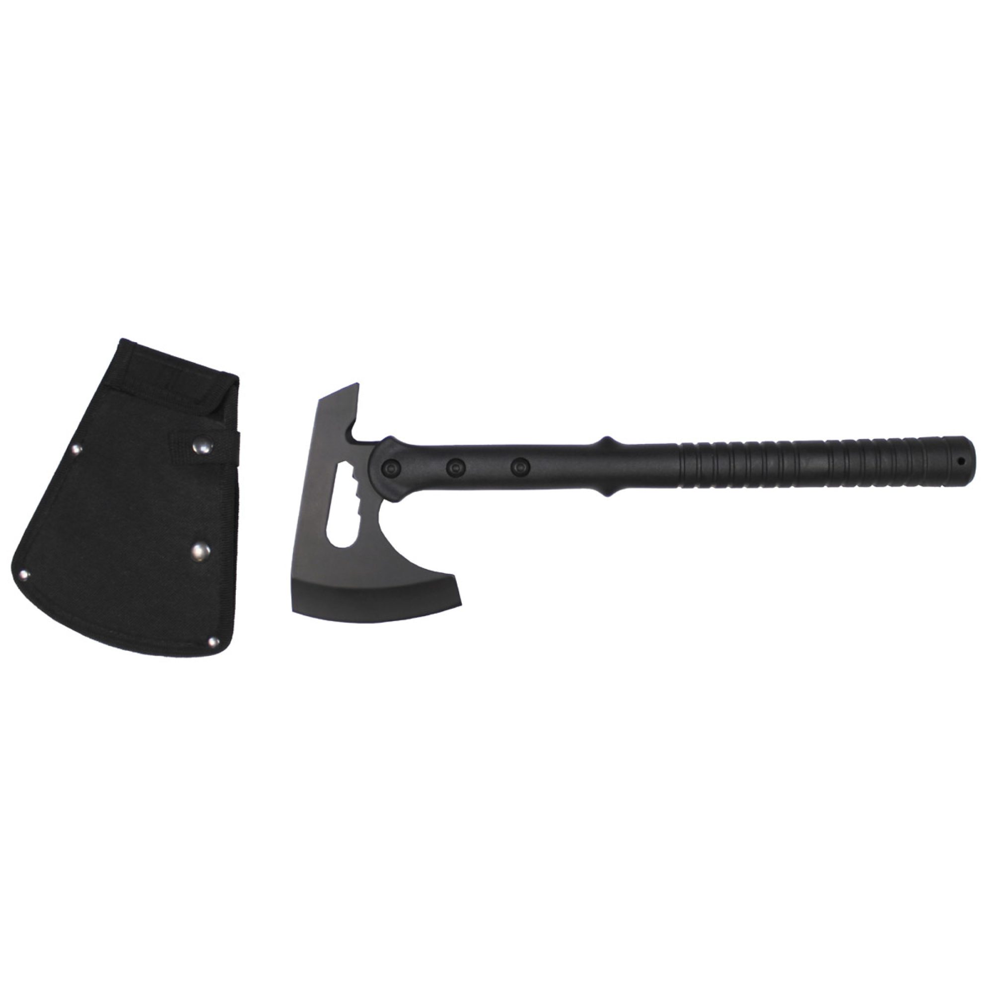 Tomahawk,  "Tactical", schwarz, Kunststoffgriff,  Scheide
