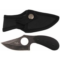 Messer,  mit Fingerloch, G10-Griff,  Scheide