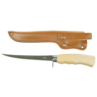 Filetiermesser,  "Classic", Birkenholzgriff,  Scheide