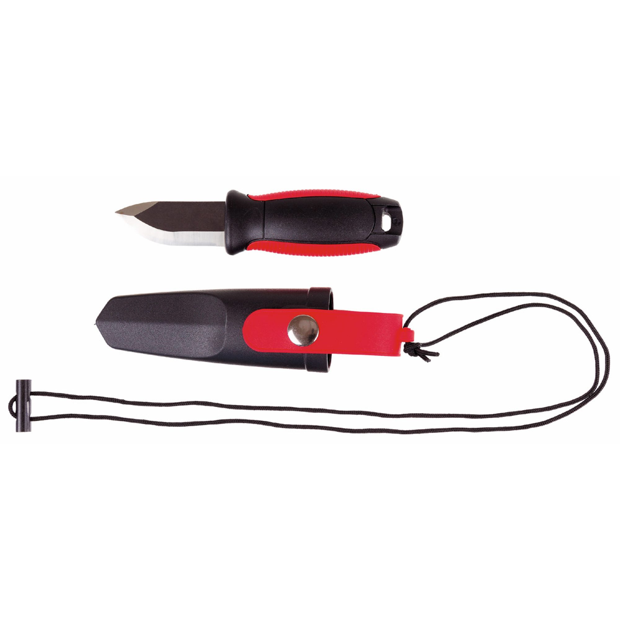 Outdoor Messer,  "Mini", Kunststoffgriff,  Scheide