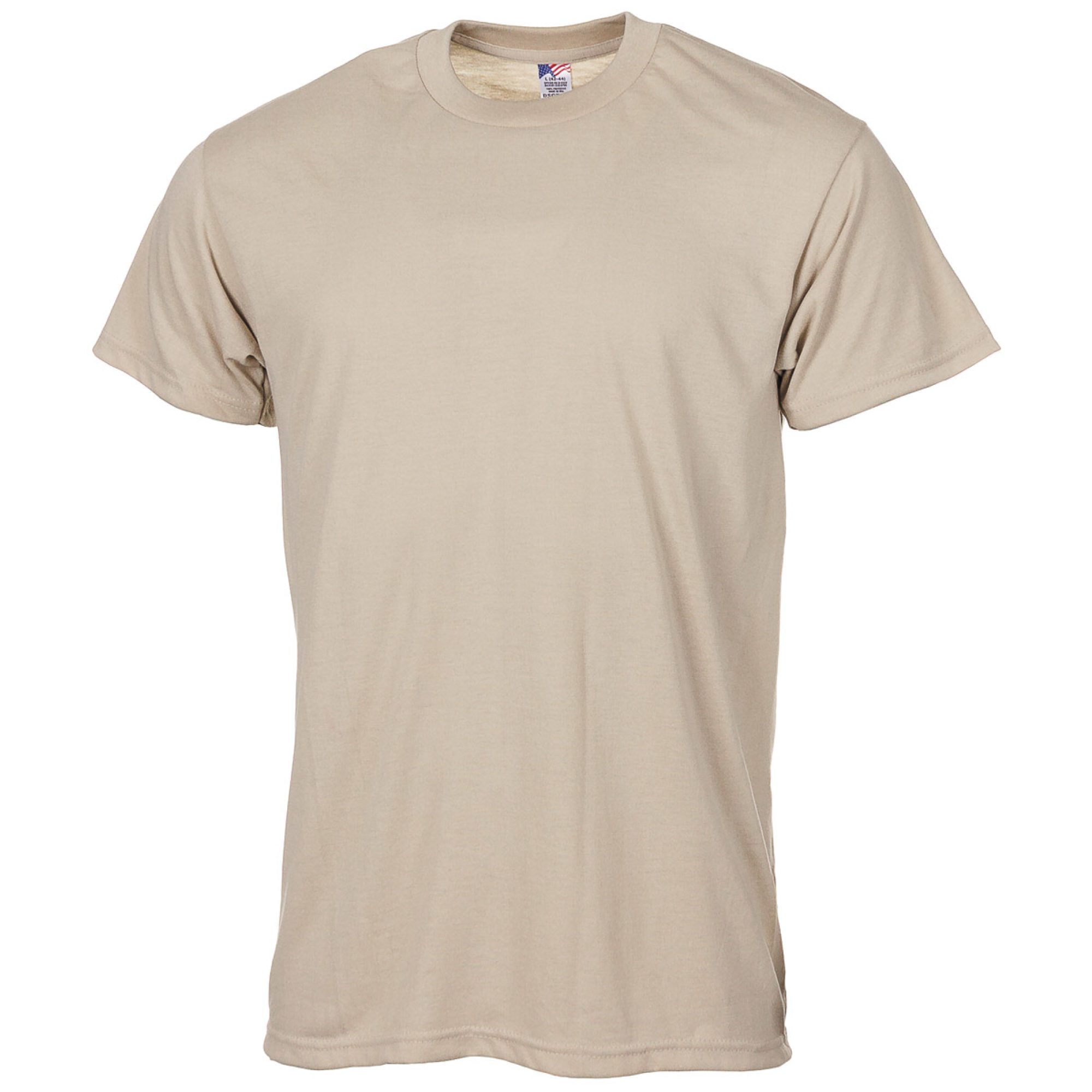 US T-Shirt,  sand,  3er Pack, "MADE IN USA",  neuw.