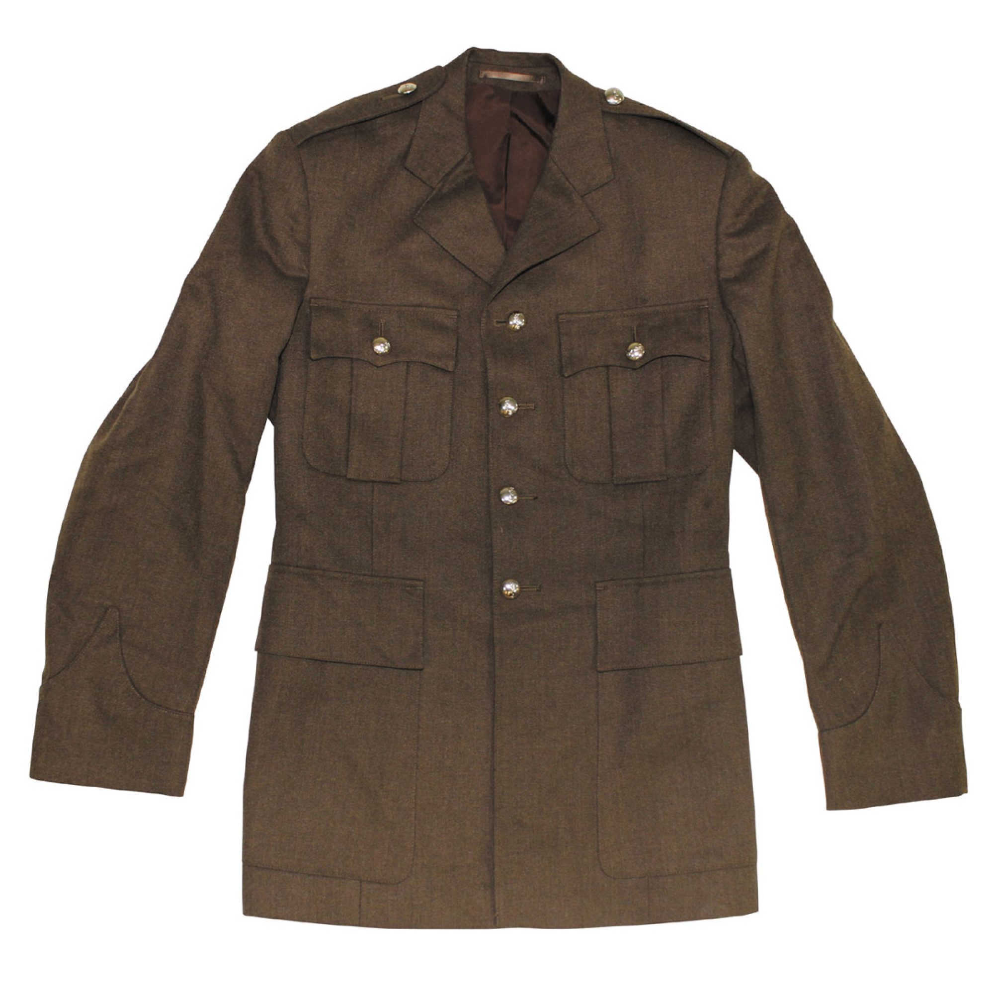 Brit. Uniformjacke,  braun, neuw. (5 Stück)