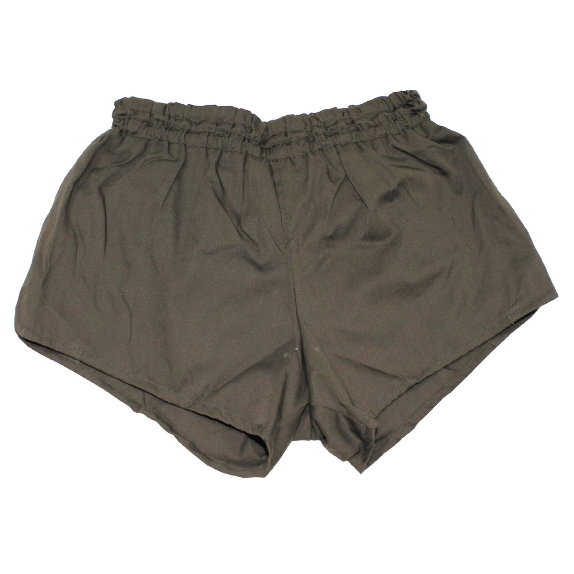 Österr. BH Sporthose, mit Innenhose,  oliv,  neuwertig