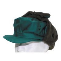 Österr. BH Wintermütze,  grün, neuwertig