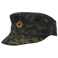 BW Arbeitsmütze,  flecktarn, Gr. 55/56 sort. neuw. (10 Stück)