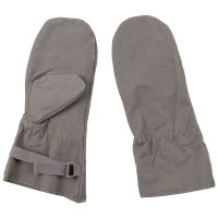 Österr. BH Fausthandschuhe, grau,  gebr.