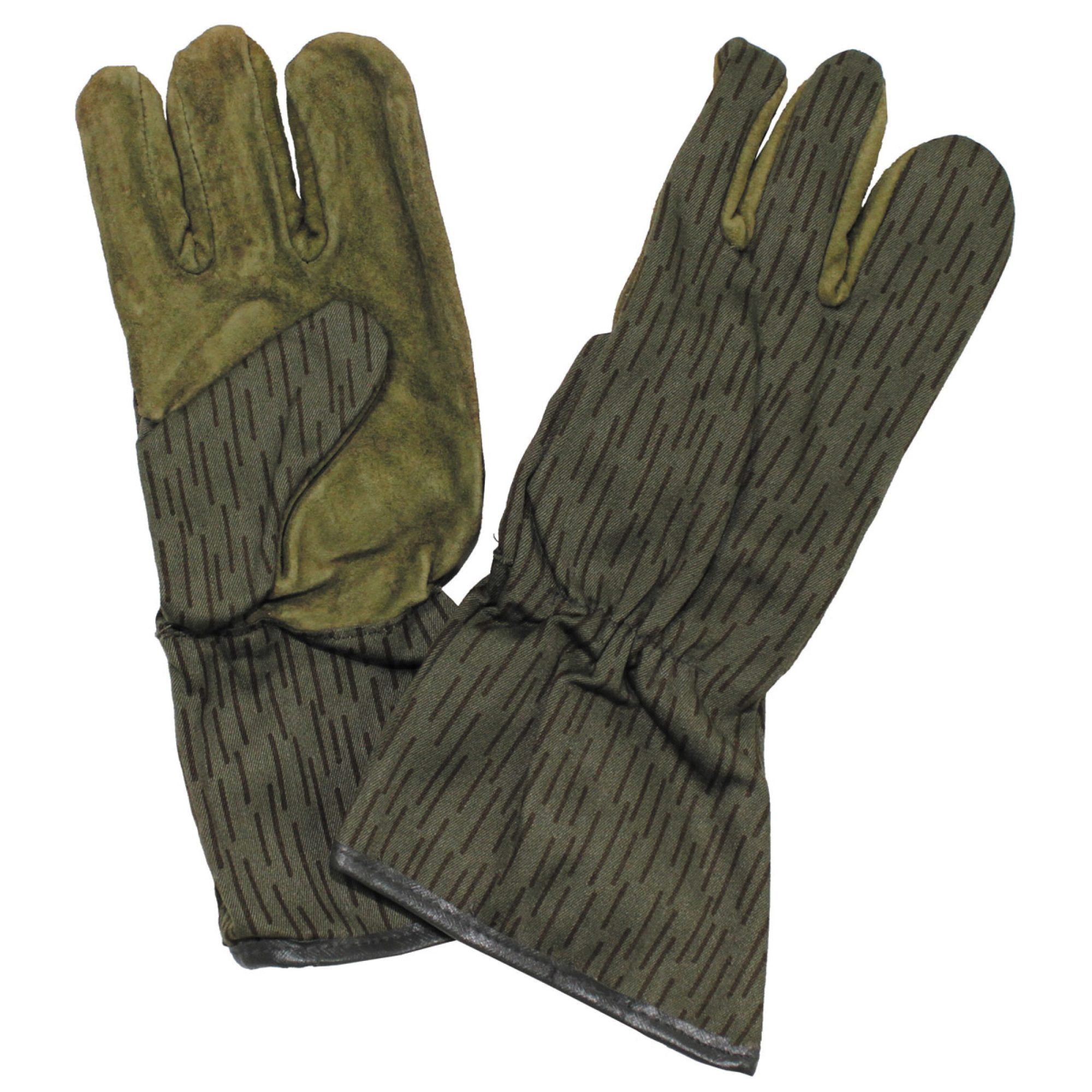 NVA Handschuhe,  4 Finger, strichtarn,  neuwertig (10 Stück)
