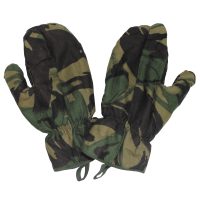 Brit. Fausthandschuhe,  gebr., Schießfinger,  DPM tarn
