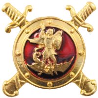 Russ. Metallabzeichen, „MVD“,  neuwertig (10 Stück)