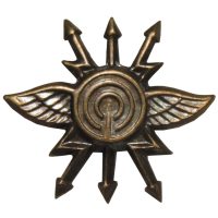 CZ/SK Metallabzeichen,  bronze, „Armeepolizei“,  neuw. (10 Stück)