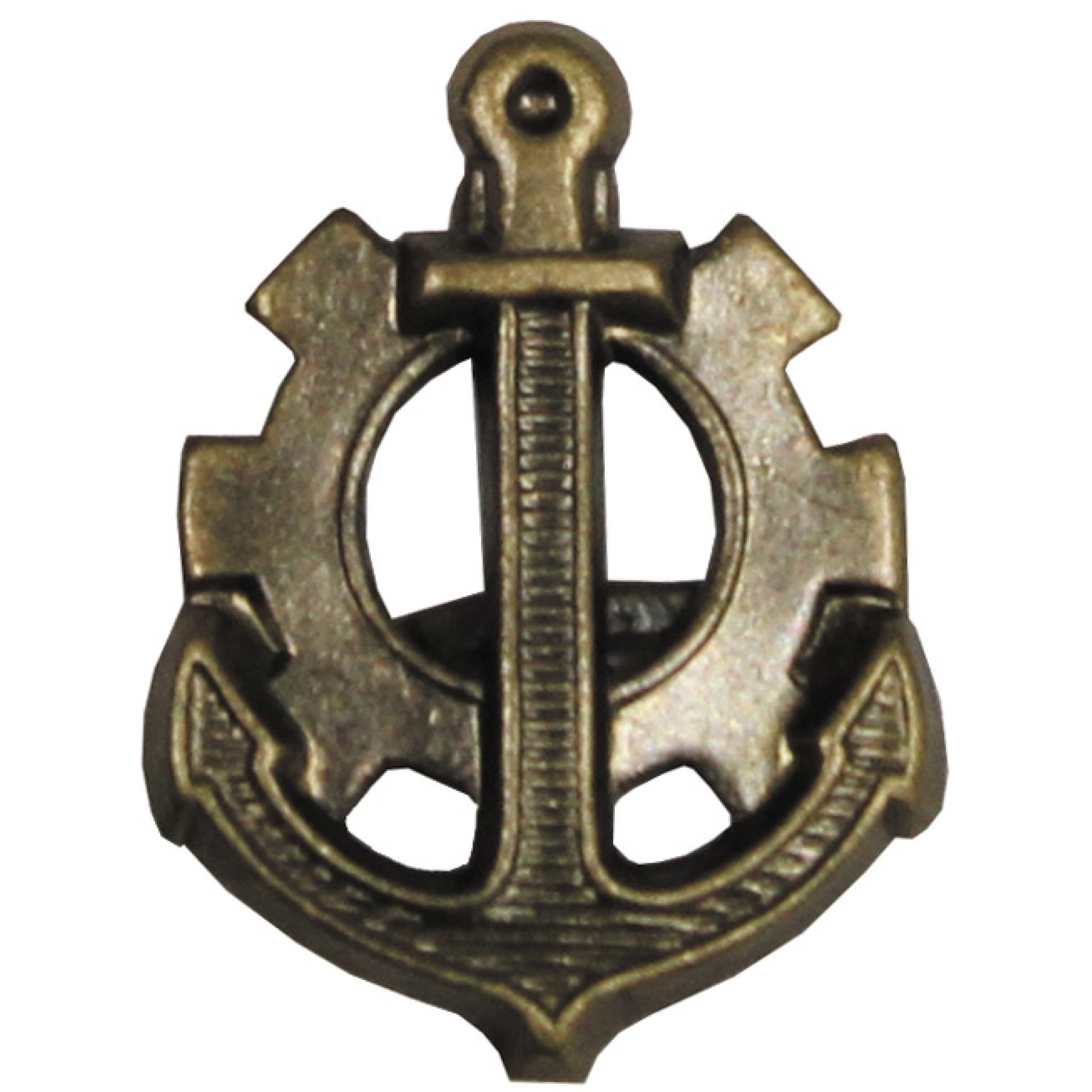 CZ/SK Metallabzeichen,  bronze, "Marine",  neuw. (10 Stück)