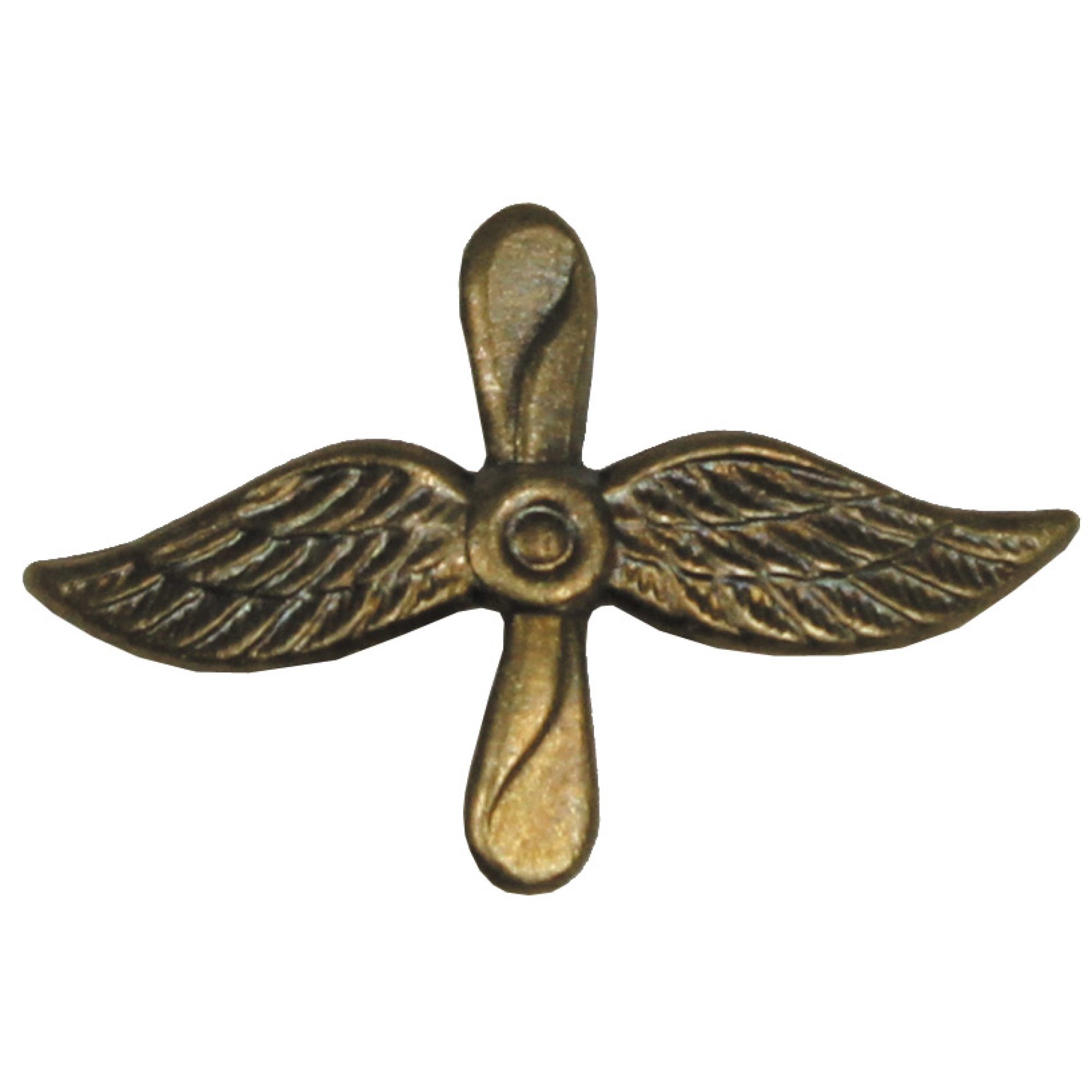 CZ/SK Metallabzeichen,  bronze, „Luftwaffe“,  neuw. (10 Stück)