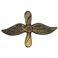 CZ/SK Metallabzeichen,  bronze, „Luftwaffe“,  neuw. (10 Stück)
