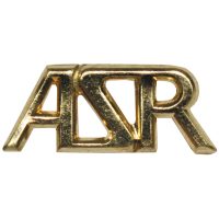 CZ/SK Metallabzeichen,  gold, „ASR“,  neuw. (10 Stück)