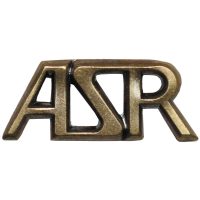 CZ/SK Metallabzeichen,  bronze, „ASR“,  neuw. (10 Stück)