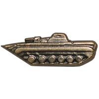 CZ/SK Metallabzeichen,  bronze, „Panzer“,  neuw. (10 Stück)