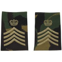 Brit. Stickabzeichen,  khaki, „ROYAL NAVY COMMANDO“,  neuw. (10 Stück)