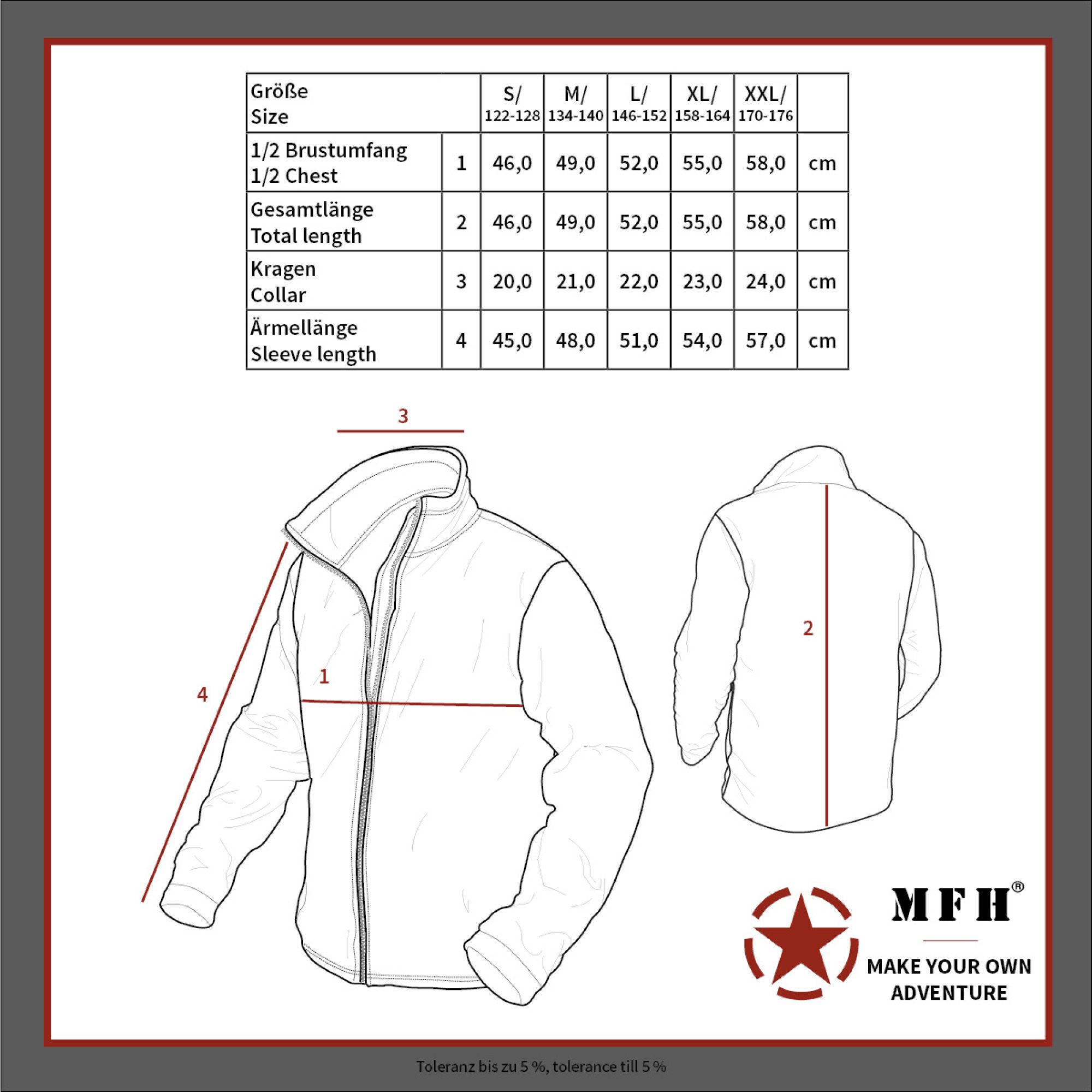 US Kinder-Polarjacke,  N2B, schwarz,  Kapuze mit Fellkragen