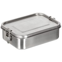 Lunchbox,  „Premium“, Edelstahl,  ca. 19×14, 5×6, 5 cm