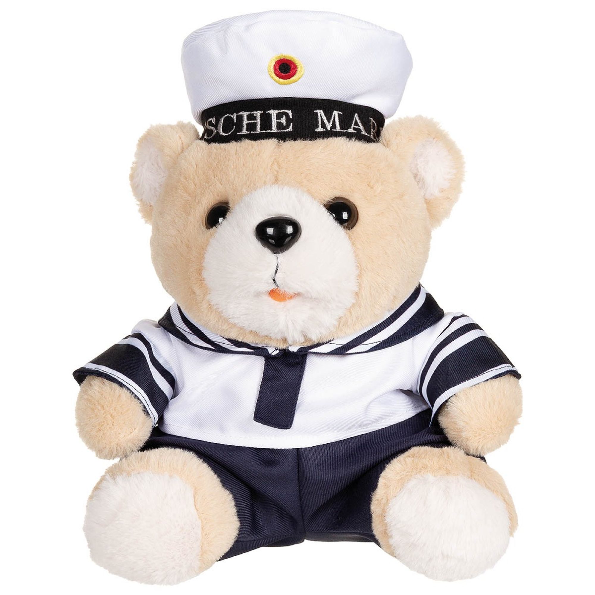 Teddybär,  „Marine“, mit Anzug und Kappe,  ca. 28 cm