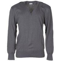 Österr. BH V-Pullover,  grau, neuwertig
