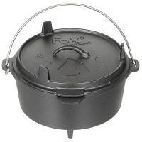 Feuertopf,  „Dutch Oven“, Gusseisen,  ca. 3, 8 l