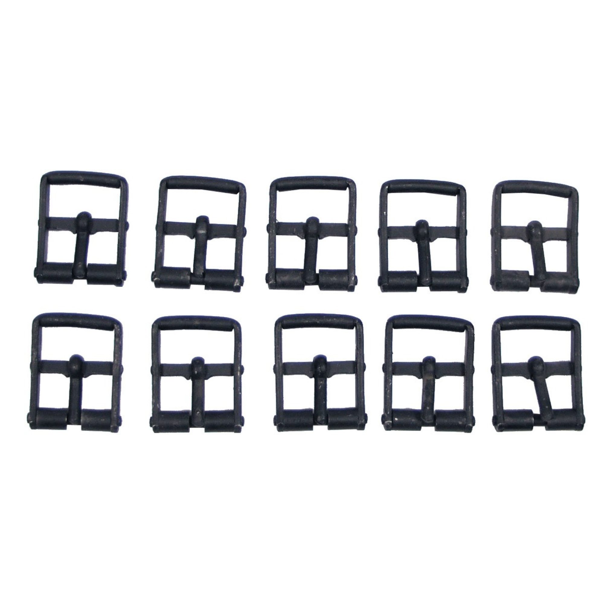 ABVERKAUF – Verschluss,  1 Dorn,  schwarz, 3 cm,  10 St./Sack
